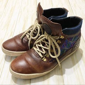 Inkkas Brown Leather Camping Boots
